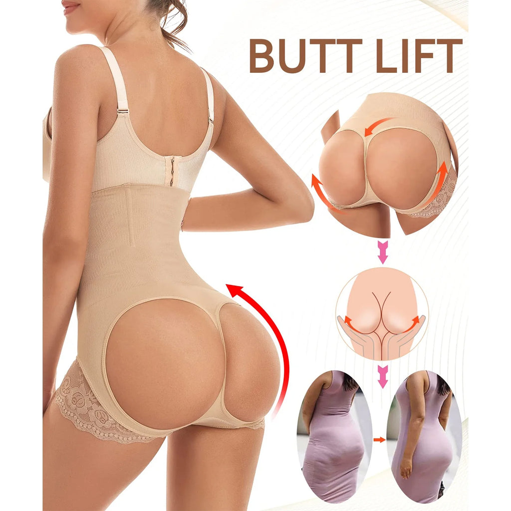 Transform Your Silhouette with Our Butt Lifting Shapewear for Women - Ultimate Tummy Control and Back Support for a Flawless Figure