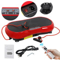 Transform Your Fitness Journey with the Red Vibration Plate Exercise Machine - Full Body Workout Platform with Bluetooth!
