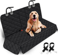 Premium Waterproof Dog Car Seat Cover - Non-Slip Back Seat Protector for Pets and Children - Compatible with Most Cars, Trucks, and SUVs - Black