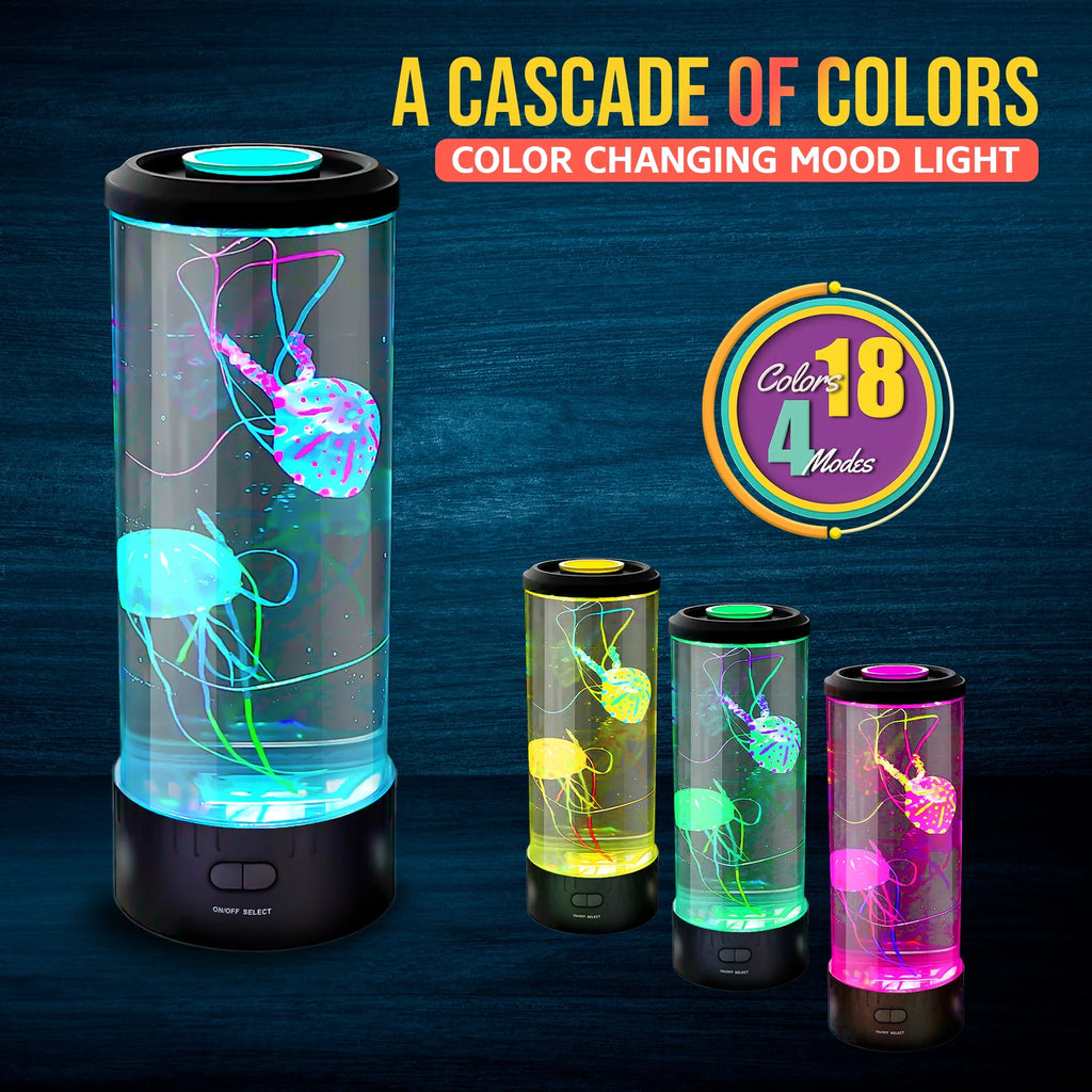 Transform Your Space with the Enchanting Jellyfish Lamp: Remote-Controlled, 16 Color Options, and Soothing Night Light for Kids and Adults