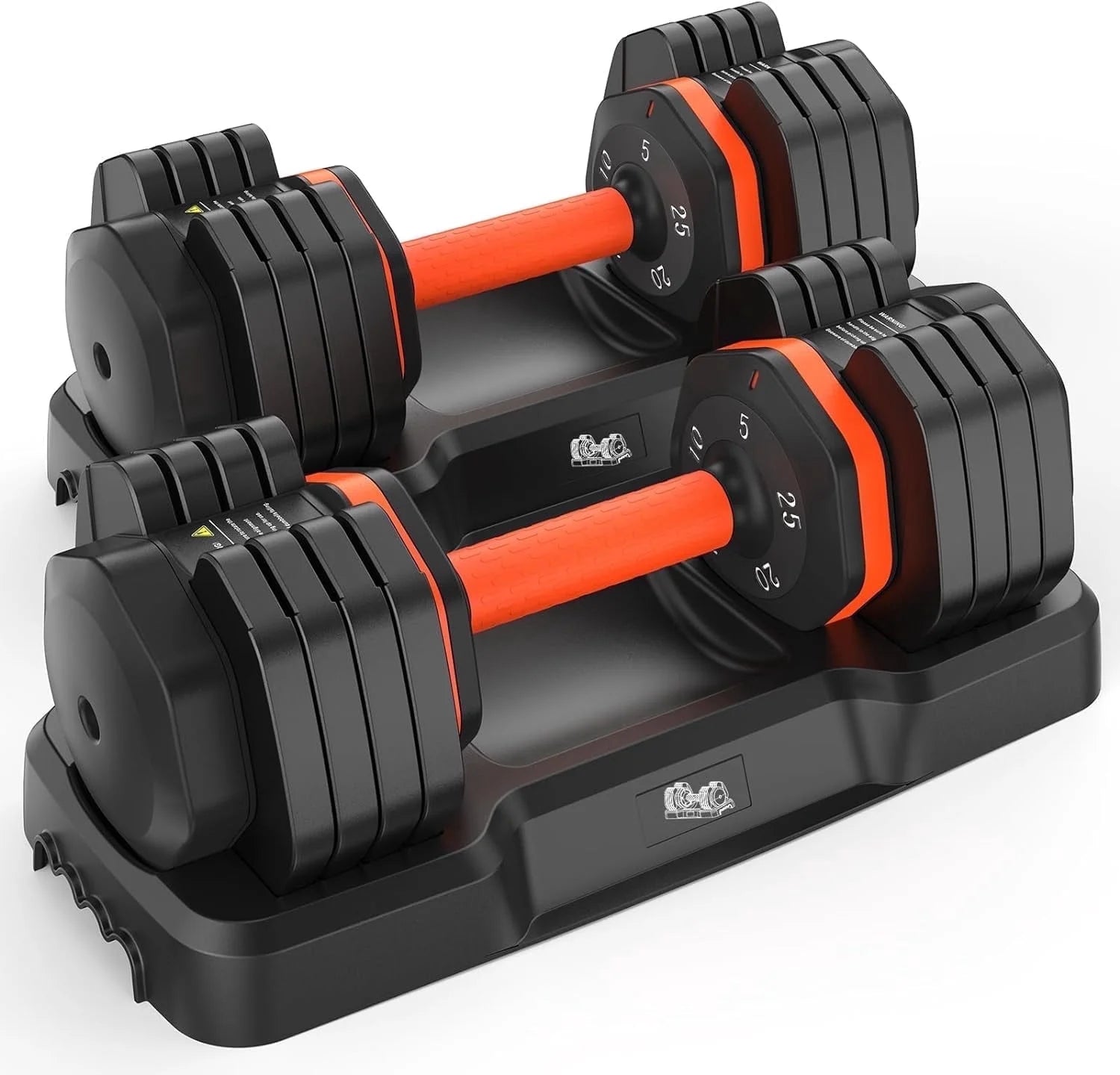 Revolutionize Your Workouts with the UPGO 50LB Adjustable Dumbbell Set – 5 Weights in 1 for Ultimate Versatility and Muscle Building!