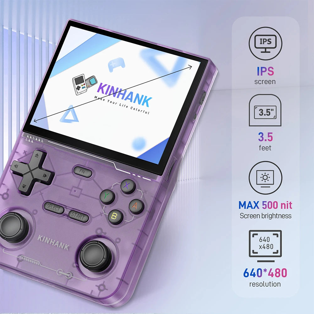 K36 Retro Handheld Game Console - Play 16,000 Classic Games on a Stunning 3.5" IPS Screen!