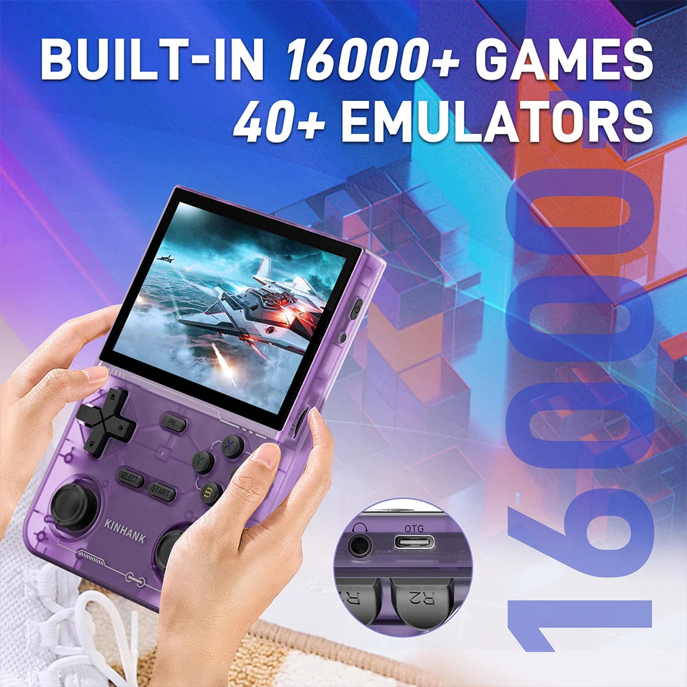 K36 Retro Handheld Game Console - Play 16,000 Classic Games on a Stunning 3.5" IPS Screen!