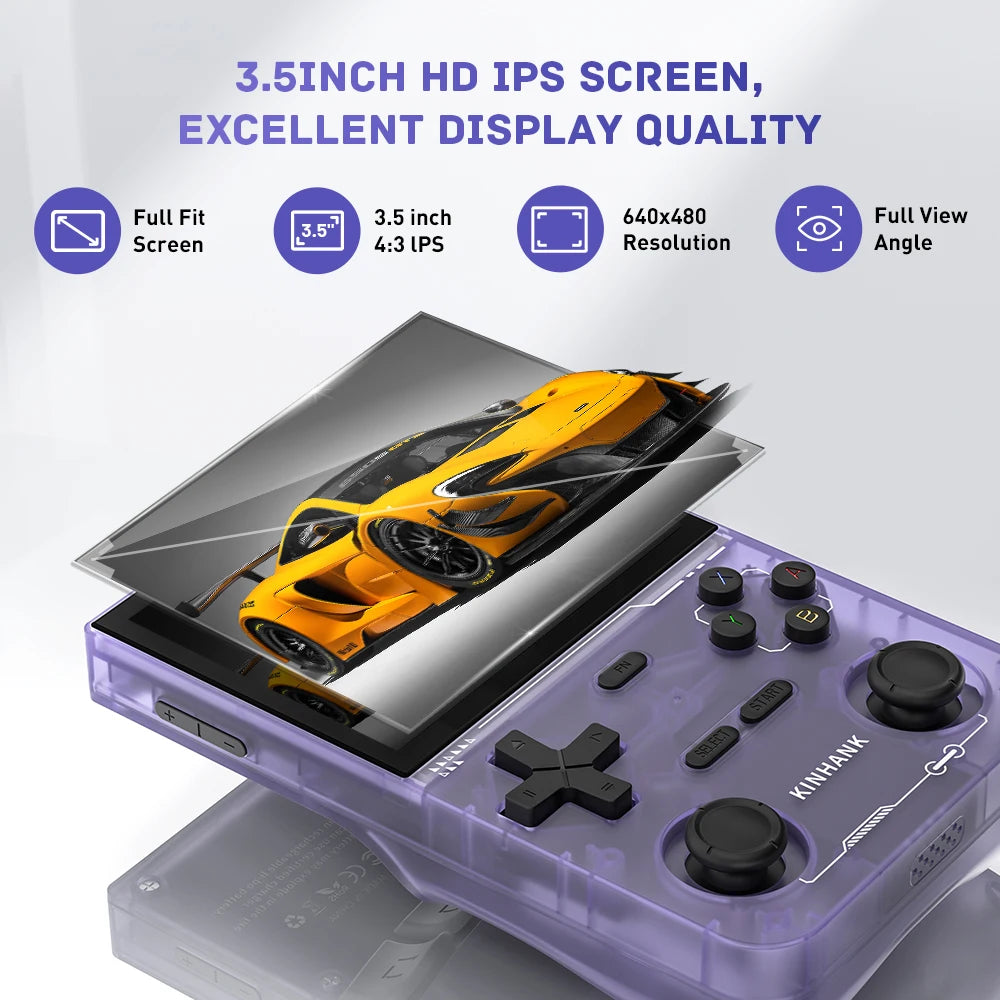 K36 Retro Handheld Game Console - Play 16,000 Classic Games on a Stunning 3.5" IPS Screen!