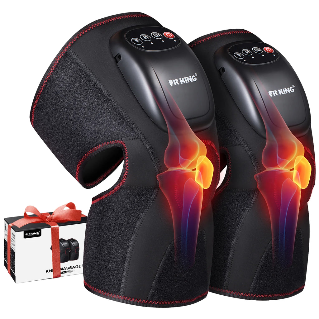 Revitalize Your Knees: Heated Knee Massager with Air Compression - 3 Modes & Levels for Pain Relief and Recovery