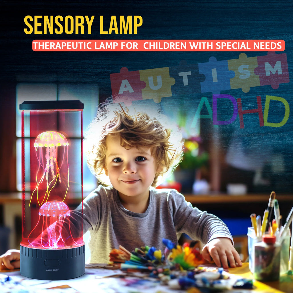 Transform Your Space with the Enchanting Jellyfish Lamp: Remote-Controlled, 16 Color Options, and Soothing Night Light for Kids and Adults